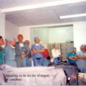 Example of International Humanitarianism -- On the last day of surgery all persons from both countries debrief